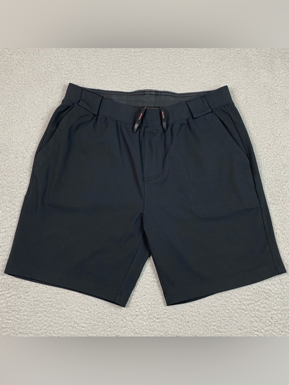 MUNICIPAL Gym Chino Shorts Mens Size L Sport Utility Gear Black Athletic Workout
